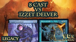 8 Cast vs Izzet Delver [MTG Legacy]