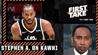 Stephen A has serious concerns about investing in Kawhi Leonard long-term | First Take