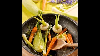 L'atelier culinaire du chef Martinet - Le glaçage des légumes