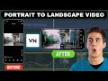 Portrait To Landscape Video Editing, Instagram Landscape Video Post, in Hindi