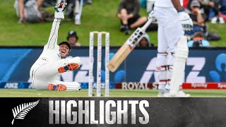 NZ Set 132 To Win | HIGHLIGHTS | BLACKCAPS v India | 2nd Test - Day 3, 2020