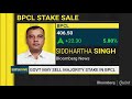 bloomberg exclusive government may sell majority stake in bpcl