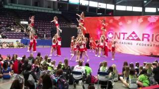 York University lever 6 Cheer leaders rocks it at OCF Provincials...