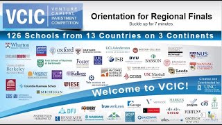 VCIC Orientation for Regional Finals