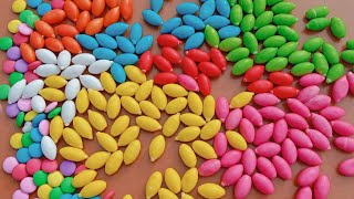 Satisfying Video l Mixing Candy  & Magic Skittles & Slime Cutting ASMR | gola slime #5