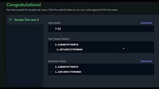 Polar Coordinates Hacker Rank | Python solution | 1 minute logic and code