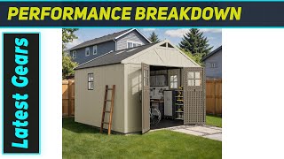 Devoko 10x10 FT Plastic Outdoor Storage Shed – Best Large Resin Garden Shed