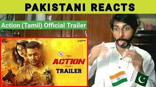 Action (Tamil) Official Trailer I Vishal, Tamannaah I Hiphop Tamizha I Pakistani Reaction