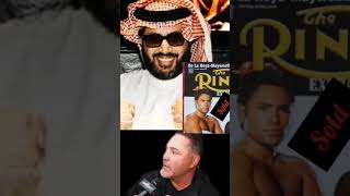 De La Hoya sold ring magazine to Turki Alalshikh, Oscar broke that's why he couldn't pay Devine