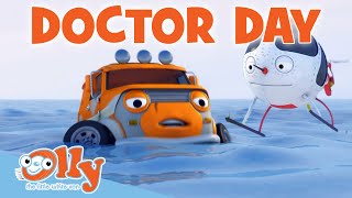 Doctor Day 👨‍⚕️⛑ | #compilation | Transport for Kids | Cars for Kids | @OllyTheLittleWhiteVanShow