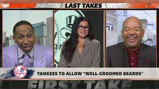 Stephen A.'s response to Yankees dropping their facial hair policy 🗣️ WRONG PRIORITY! | First Take