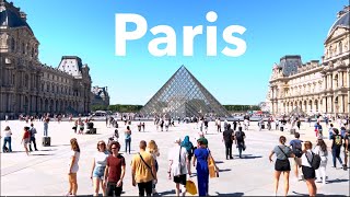 PARIS FRANCE - HDR WALKING IN PARIS CITY CENTER - 4K HDR 60 fps