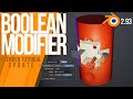 What is different with MODIFIERS & the BOOLEN MODIFIER? | Blender 2.93 Update | Tutorial