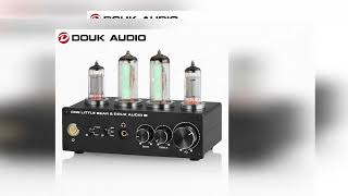 Douk Audio T9 HiFi Magic Eye 6E2 Vacuum Tube Stereo Preamp MM/MC