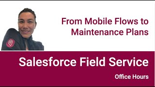 From Mobile Flows to Maintenance Plans