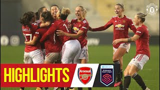 Highlights | Manchester United Women 1-0 Arsenal | Stoney's Reds go top! | FA Women's Super League