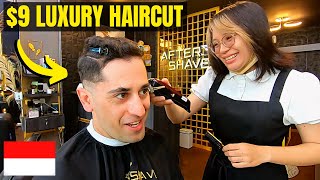 $9 Luxury Haircut In Bali 🇮🇩 (FIVE-STAR EXPERIENCE)