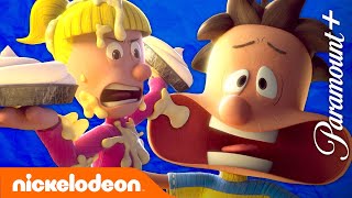 Big Nate's Sister PIES Him In The Face! 🥧 Sibling Pranks | Nickelodeon Cartoon Universe