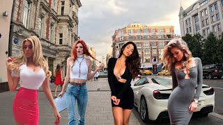 TODAY!🔥NO ONE SHOWED RUSSIA LIKE THAT! Big Walk tour of Moscow. Russian Girls. 4K HDR