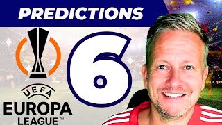Europa League Predictions Round 6 ⚽️ Betting Tips on Football today