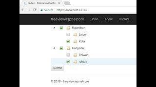 Implement TreeView in ASP.NET CORE