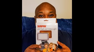 unboxing & first impressions of the Sunpak Led Light! #sunpak #ledlight #videolight