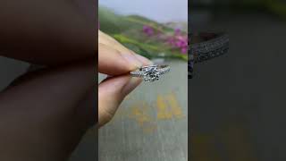 1.04CT 18k Round Cut Lab-Grown Diamond Ring for sale $2,200