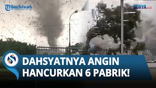 DAHSYATNYA Angin Puting Beliung di Rancaekek & Sumedang, 6 Pabrik HANCUR LEBUR Disapu Angin!