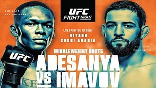 Прогнозы UFC Исраэль Адесанья vs Нассурдин Имавов