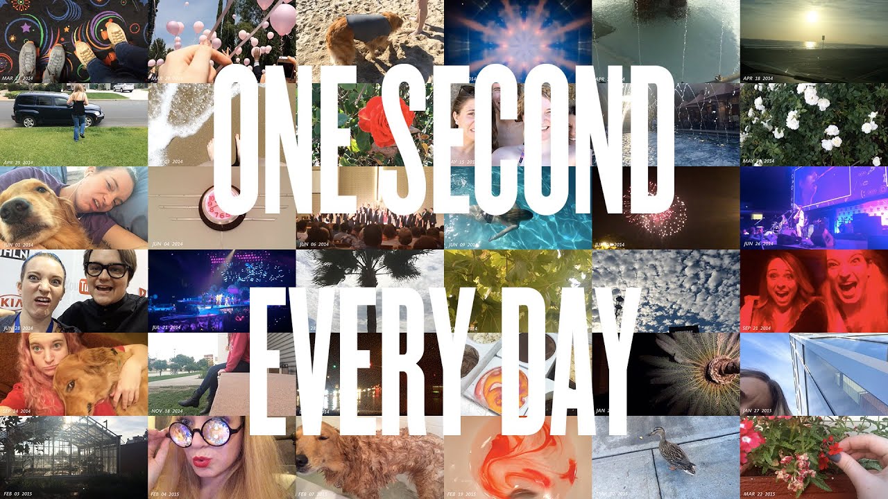One Second Every Day Youtube