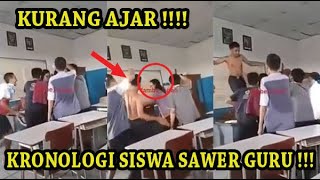 BIADAB !!! Viral Video Siswa 'Sawer' Guru Wanita, Ini Klarifikasi Kepala Sekolah !!!