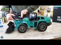 metal rc wheel loader g485e se petrol by amewi unboxing u0026 first test