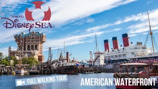 TOKYO DISNEYSEA 2024 - AMERICAN WATERFRONT WALKING TOUR!