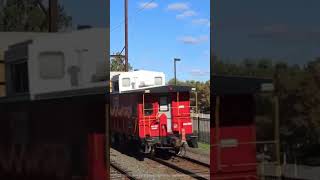 CSX M422 with a Caboose