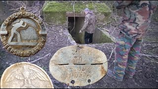 Rare WW2 MEDALS & DOG TAGS dug up in France