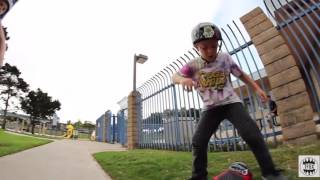 INSANE 7 YEAR OLD HOVERBOARD TRICKS AT THE SKATEPARK!