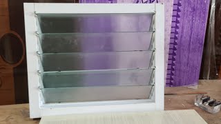 bathroom air ventilator making/aluminium loover ventilator