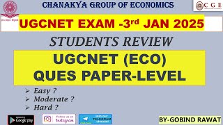 UGCNET EXAM -3rd JAN 2025| STUDENTS REVIEW