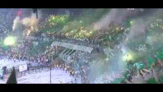 EMOCIONANTE recibimiento en el Atanasio Girardot - Atl. Nacional vs River Plate Final Sudamericana