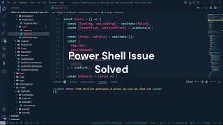 Power Shell Security Issue For Running NodeJS Solved
