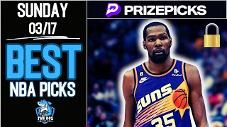 NBA PRIZEPICKS TODAY | 5 BEST PROP PICKS | SUNDAY | 3/17/2024 | BEST PROPS | NBA | BEST PLAYS |