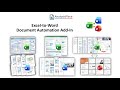 Excel to Word Document Automation Add-in Overview