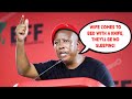 A Wife Comes to Bed With a Knife, They'd be no Sleeping that Night: EFF Leader Julius Malema