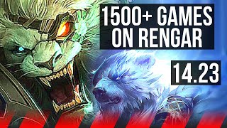 RENGAR vs VOLIBEAR (TOP) | 1500+ games, Rank 10 Rengar | KR Grandmaster | 14.23