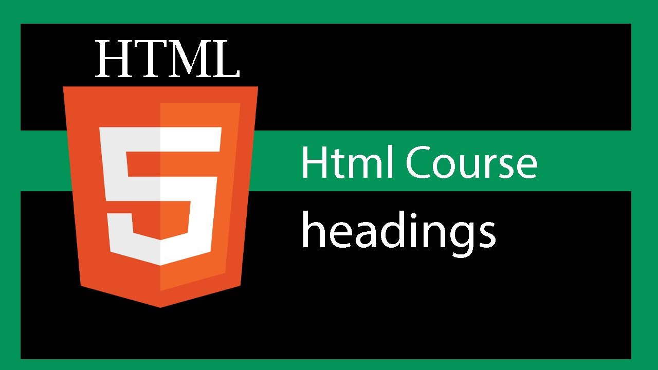 HTML 5 Tutorial - Headings - YouTube