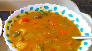 ਸਾਬਰ ਬਨਾਉ ਬਹੁਤ ਹੀ ਅਸਾਨ ਤਰੀਕੇ ਨਾਲ / sambar recipe very simple