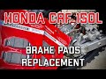 HOW TO CHANGE BRAKE PADS | Honda CRF 150L | RB MELO DIY