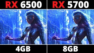 RX 6500 XT VS RX 5700 - BENCHMARK TEST IN 11 GAMES