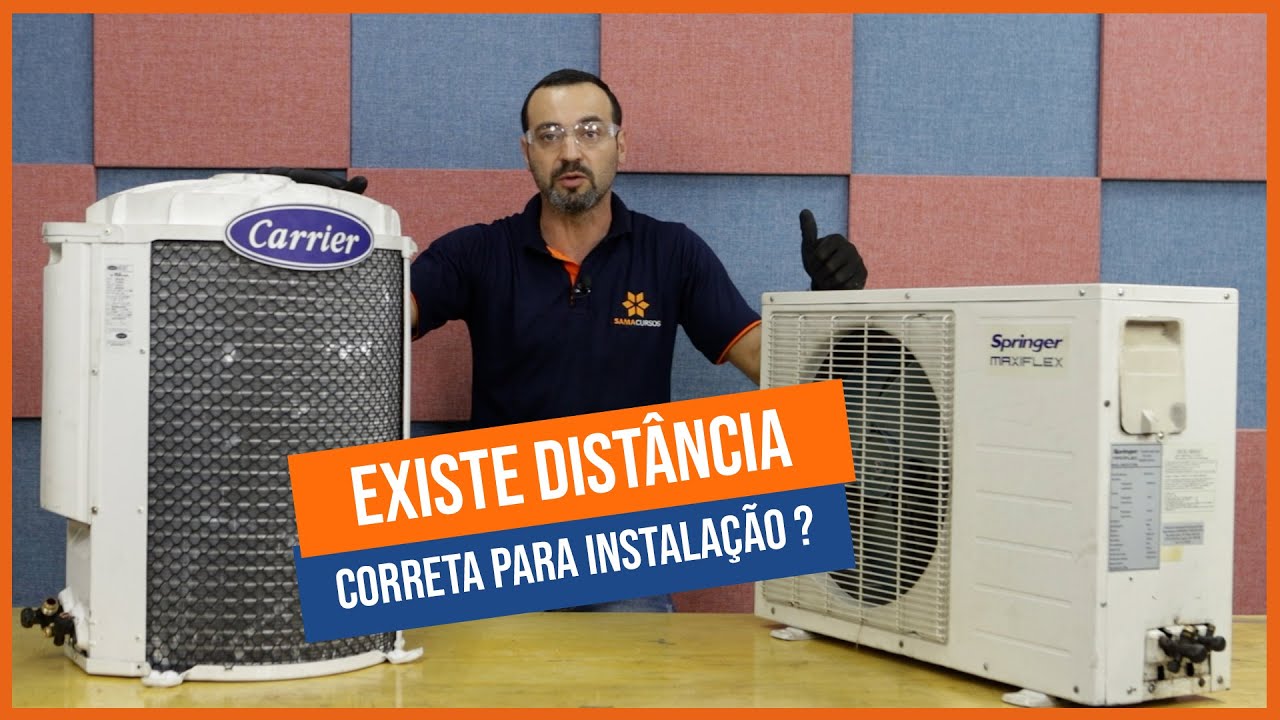 CONDENSADORA HORIZONTAL E VERTICAL, QUAL A DISTÂNCIA CORRETA ? - YouTube