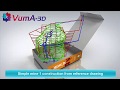 VUMA3D-network 2018 Simple mine 1 construction (reference) 3D mine ventilation simulation software